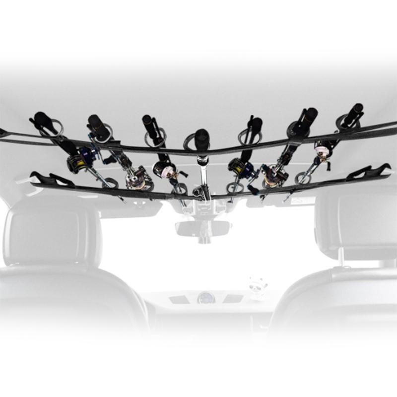 2Pcs Adjustable Vehicle Fishing Rod Holder Fishing Poles Holder Carriers Storage Rack for Long Travel and Fishing