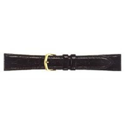 Replacement Strap for DAB5 Cowhide Leather with Stitching Watches (Genuine) Crocodile-Embossed Water-Repellent [] Men's & Women's