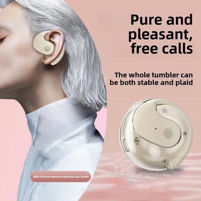 Small Coconut Ball Wireless Bluetooth Headset Hanging Ear Ear Intelligent Noise Reduction Long Life
