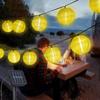 8 meter/26,2 fot 40 LED solcelledrevet energi Fairy String Lanterne Light Plenlampe med konstant