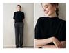 Women's Casual Half-High Collar Knit Cashmere Sweater Vest - Simple, Versatile, Comfortable Pullover, Short Sleeve