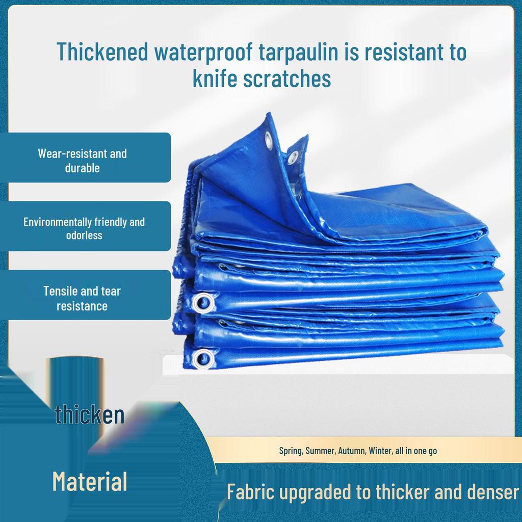 Thickened Waterproof PVC Sunshade & Cargo Cover Tarp