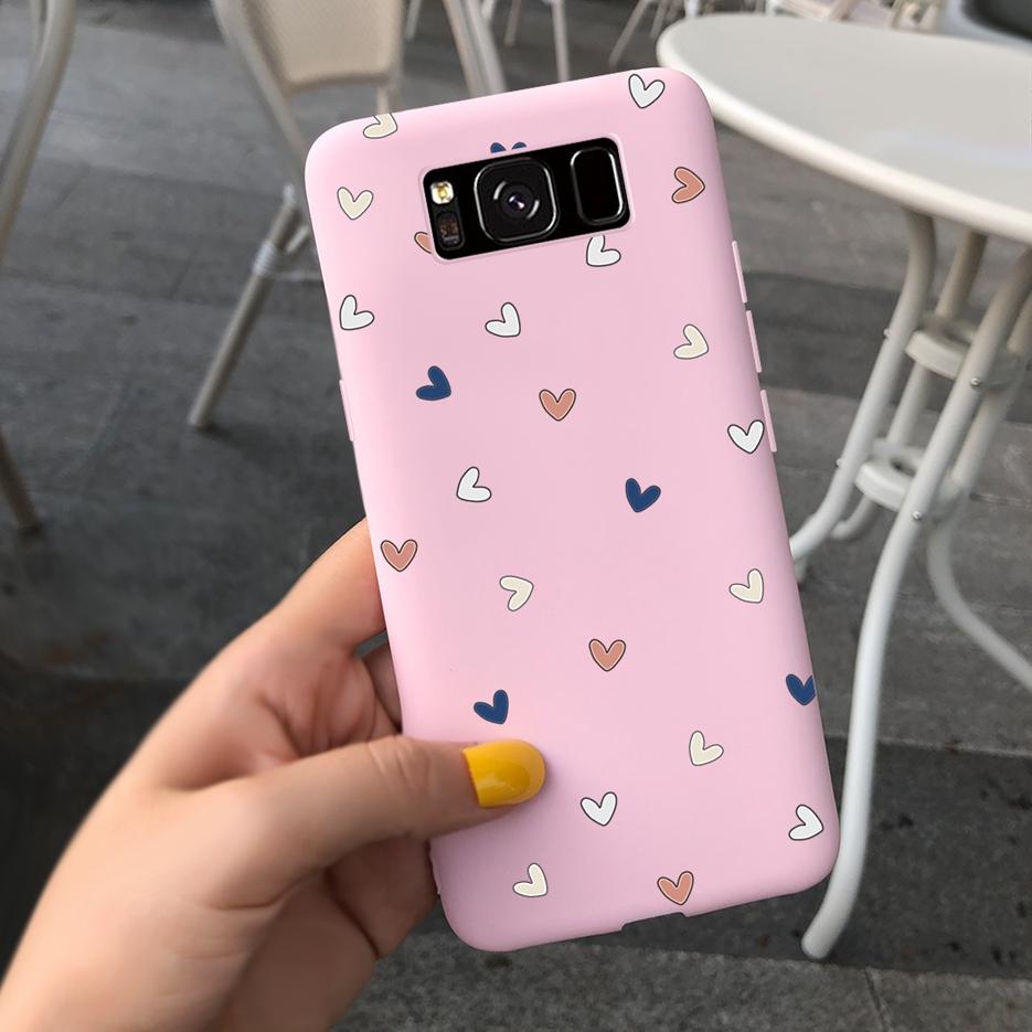 For Samsung Galaxy S8 Case Galaxy S8+ Cover Stylish Sunflower Pretty Girls Cover For Samsung S8 Plus GalaxyS8 S8+ Soft Bags Case