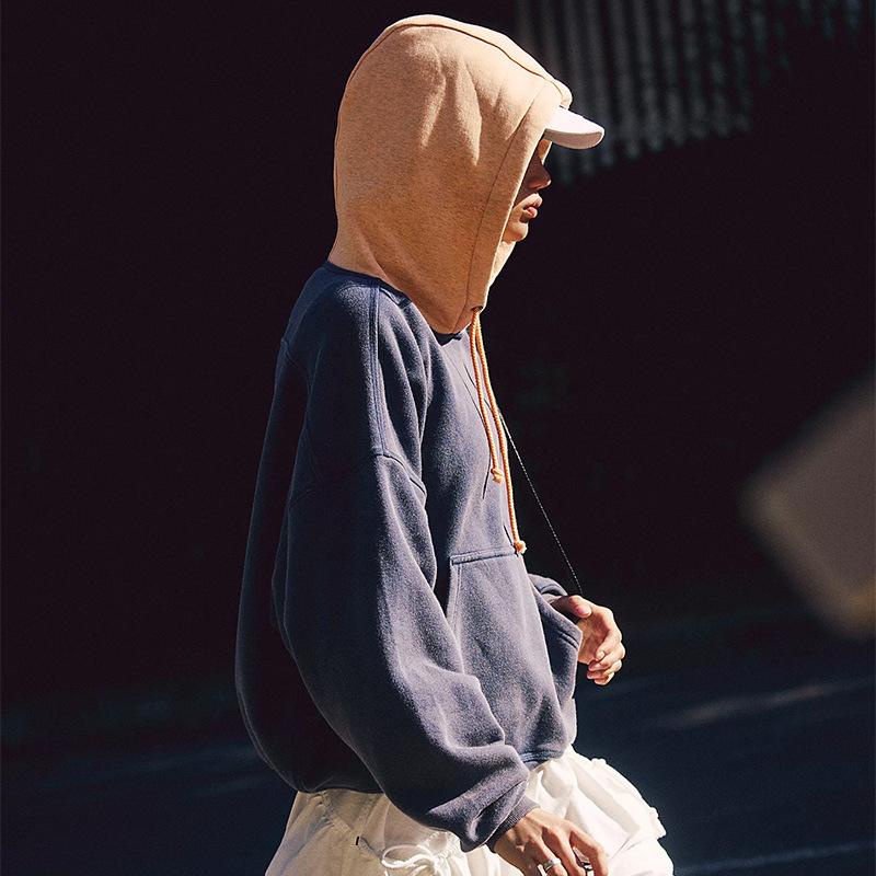 Women Hoodies Sweatshirt 2025 Autumn New Contrasting Color Embroidery Splicing Hooded Pullover Tops