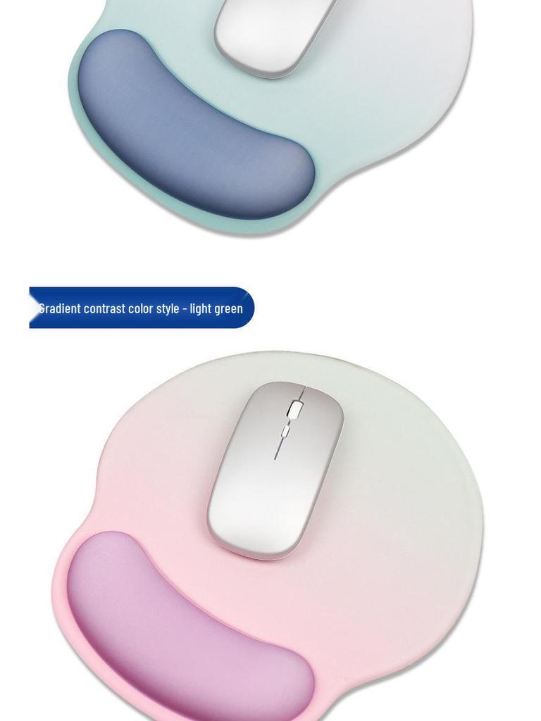 Ergonomic Silicone Anti-Slip Mouse Pad with Wrist Support
