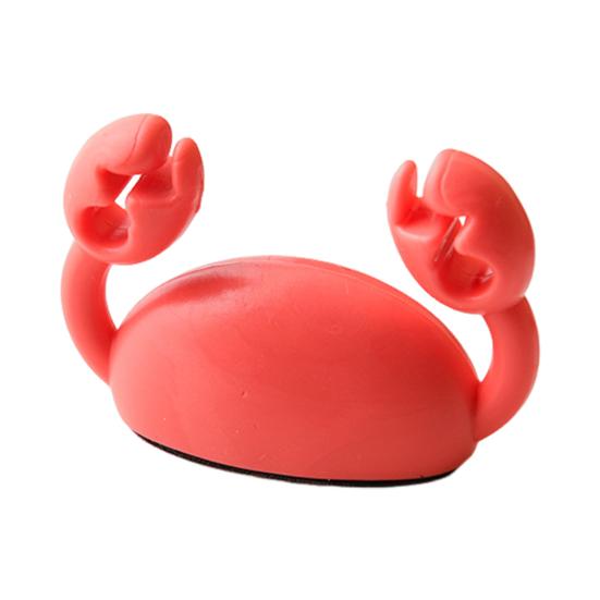 Cute Crab Cable Organizer Clip Line Processor Adhesive Wire Tidy Holder