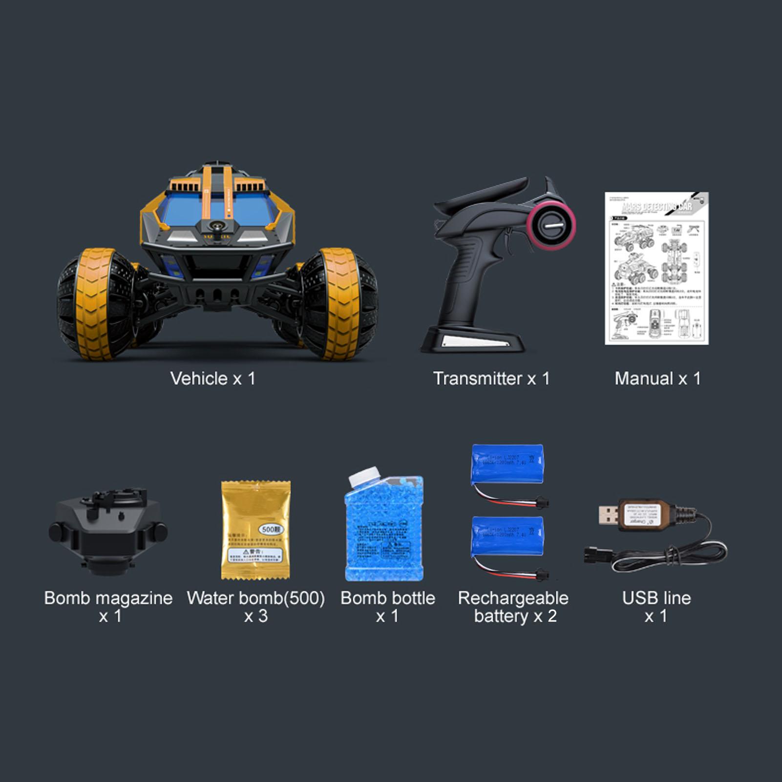 Автомобиль для обнаружения Марса 1/12 Радиоуправляемая машина для детей Радиоуправляемый — фото 11
