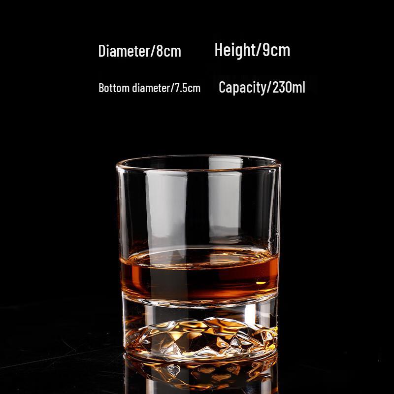 Sikaizhuo Elegant Glass Whiskey & Beverage Tumblers