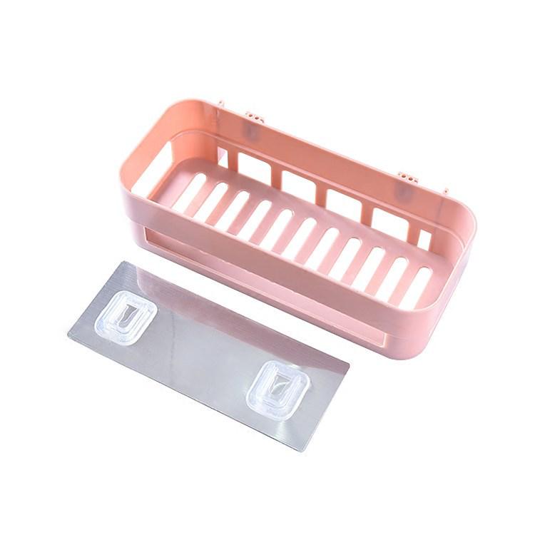 Wall-Mounted Punch-Free Suction Cup Bathroom Organizer