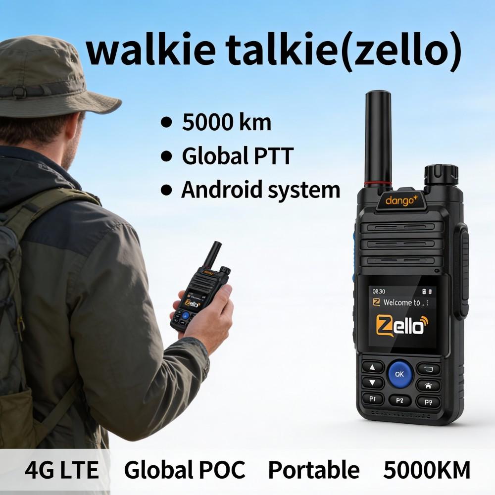 Zello Global Android Walkie Talkie Walkie Talkie Handset 4G Full Netcom with Bluetooth wifi Long Distance PTT Calling