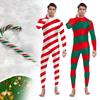 Jumpsuit Xmas Adult Catsuit Fancy Dress Up Christmas Costume Bodysuit Cosplay
