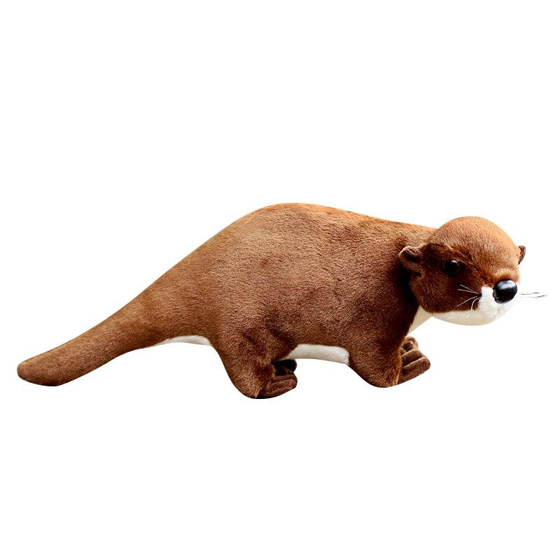 Simulated Otter Plush Toy Animal Children'S Doll Ornament Gift Safari Gift Marmot Water