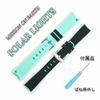 Swatch x OMEGA Exclusive Rubber Strap with Clicker Feature (Black & Light Green/POLAR LIGHTS)