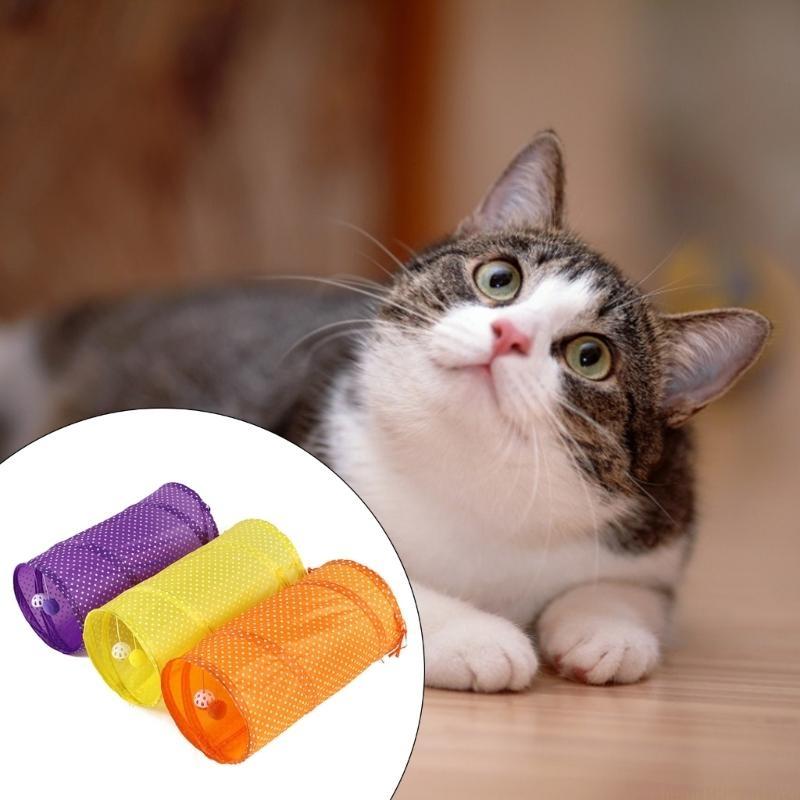QX2E Tunnel Toy Interactive Toy For Boredom Tunnel Tube Scratcher Toy