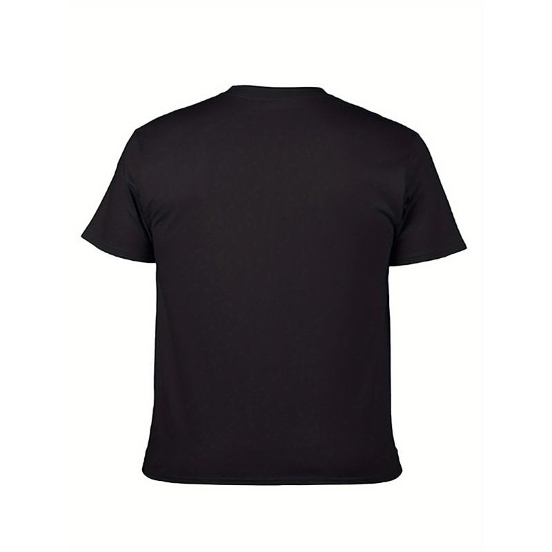 European sizes Cartoon Style Cool Duck Pattern And I DON'T GIVE A DUCK Letter Print Crew Neck T-shirt, Summer Top For Men's Street Leisurewear