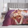 W-Wicked 2 Musical Movie Glinda Elphaba Flannel Blankets Winter  Soft Throw Blanket for Students Outdoor Sofa Bed Cover