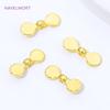 18K Gold Plated Brass Spacer Beads,Spacer Bar For Jewelry Making,Beads Separator,DIY Bracelet Making Supplies,Necklace Findings