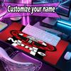 Custom Name Personalized Ajax Pattern Mousepad, Laptop PC Desk Mat, Decorative Desk Mat for Home Keyboard Pad Gift
