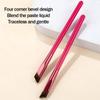 1pc Wild Eyebrow Brush Multifunction Simulated Eyebrow Hair Makeup Brush Square Stereoscopic Painting Hairline Eyebrow Portable Hairline Beauty Makeup