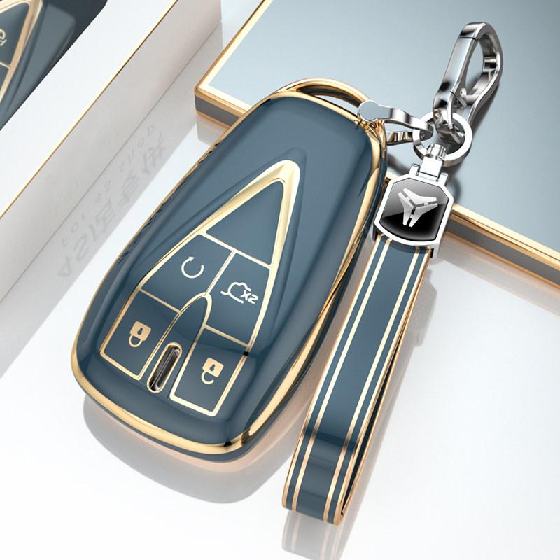 Car Key Case For Changan Cs35 Plus Cs75Plus Cs55 Plus Eado Uni-T Oushang X5 X7 Ev Tpu Key Cover Key Chain Accessories