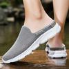Hollow Out Loafers Outdoor Mesh Flats Breathable Moccasins Comfy Sneakers Cool Muller Shoes Half Shoes Summer Mens Casual Shoes