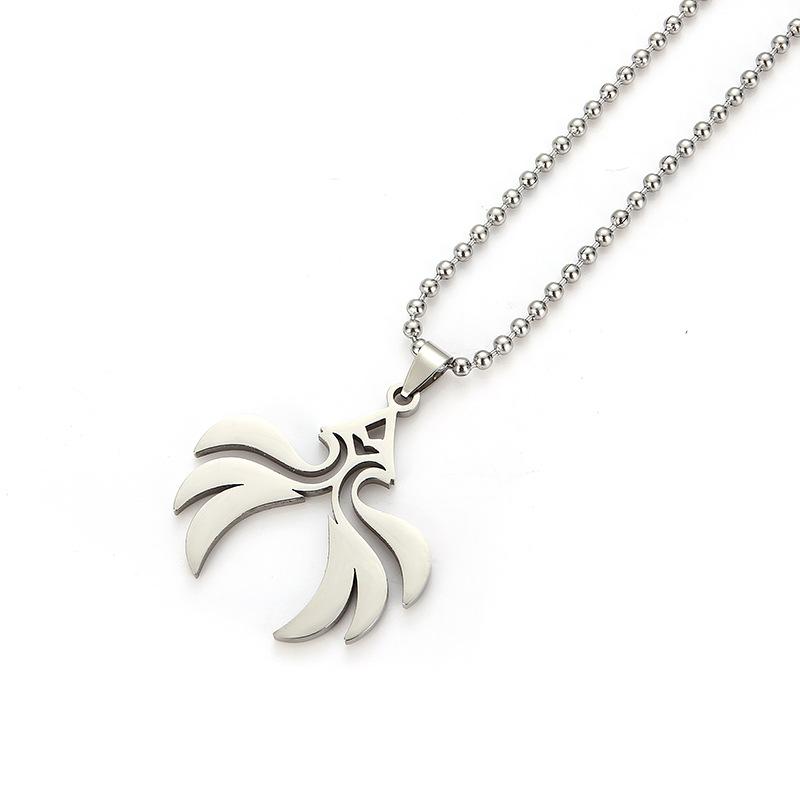 New Genshin Impact Necklace For Women/Men Punk Anime Scaramouche Xiao Titanium Steel Necklaces Jewelry Accessories Gift for Fans