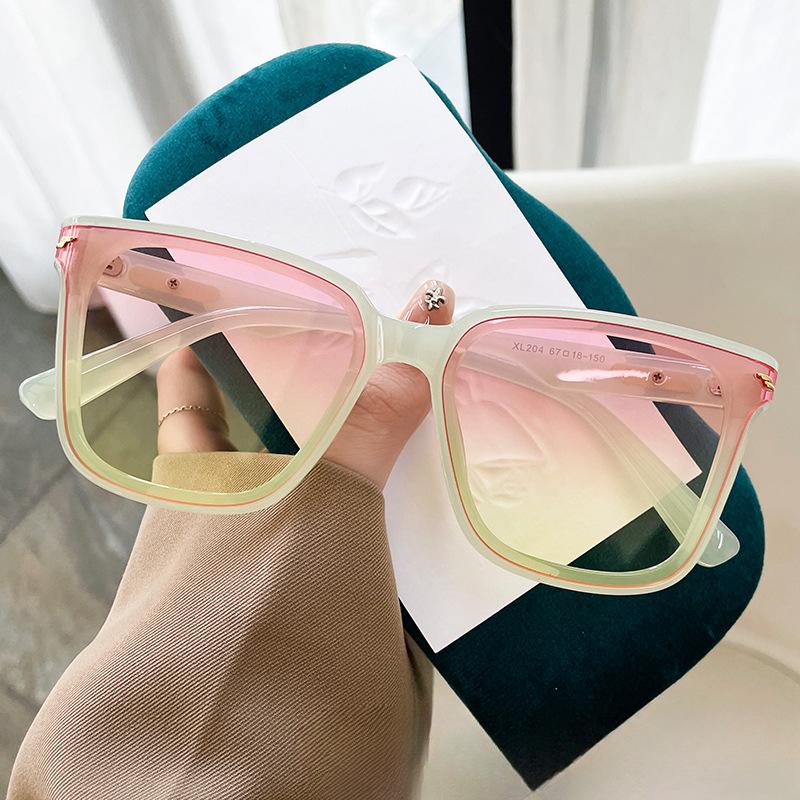 

Изогнутые женские солнцезащитные очки с изогнутыми линзами в квадратной большой оправе, усовершенствованные мужские солнцезащитные очки для вождения с УФ-защитой