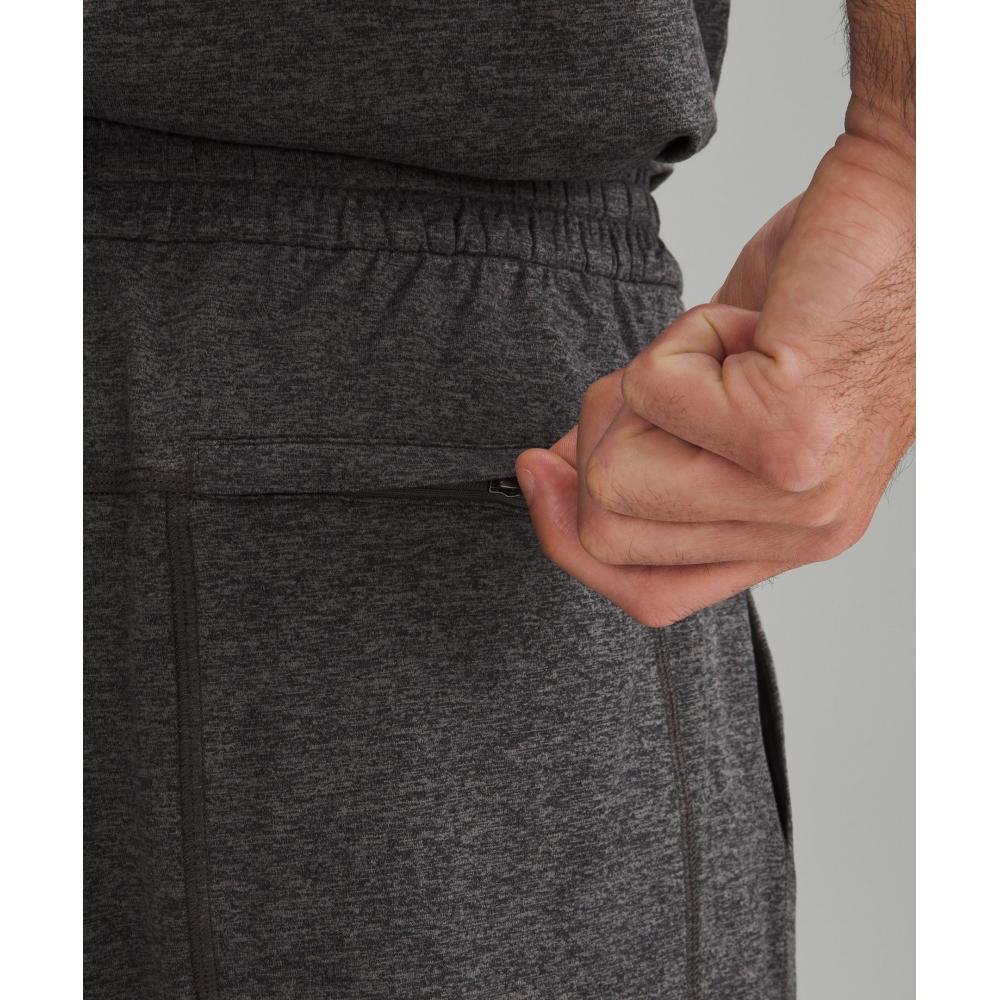 Lululemon Soft Jersey Short 7  Heathered Black Heathered Graphite Grey