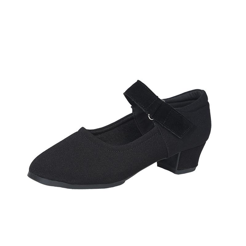 Professional Latin Dance Shoes Women Soft-soled Social Dance Shoes Soft-soled Teacher Body Training Shoes Square Dance Shoes