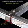 40*40mm Square Tube Connector solderless galvanizing Steel Joint Connector carbon steel Fixed Pipe Clamp Clip Fastener