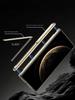 Dual Central Axis Magnetic AG Phantom Magnetic RingCase for Huawei Mate X6 Mate X5 X3 with Side Bracket Kickstand & Hinge Cover