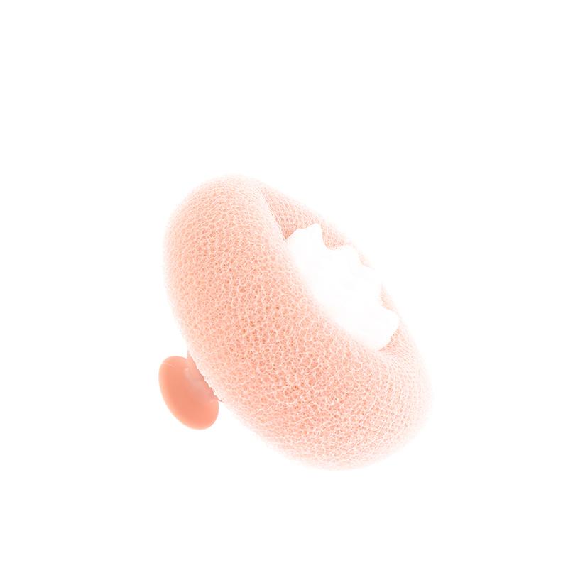 

3D Honeycomb Sunflower Bath Towel Scrub Bath Massage Bath Ball With Sucker Bathing Brush Back Rub Mud Bath Sponge Exfoliate розовый