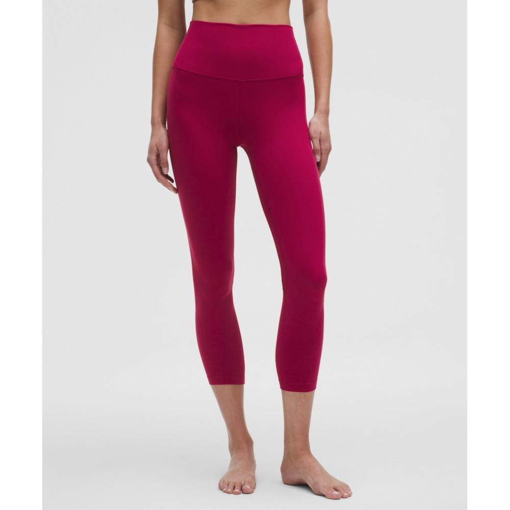 

Lululemon Выровнять High Rise Crop 23 Magenta Smoke 8/23