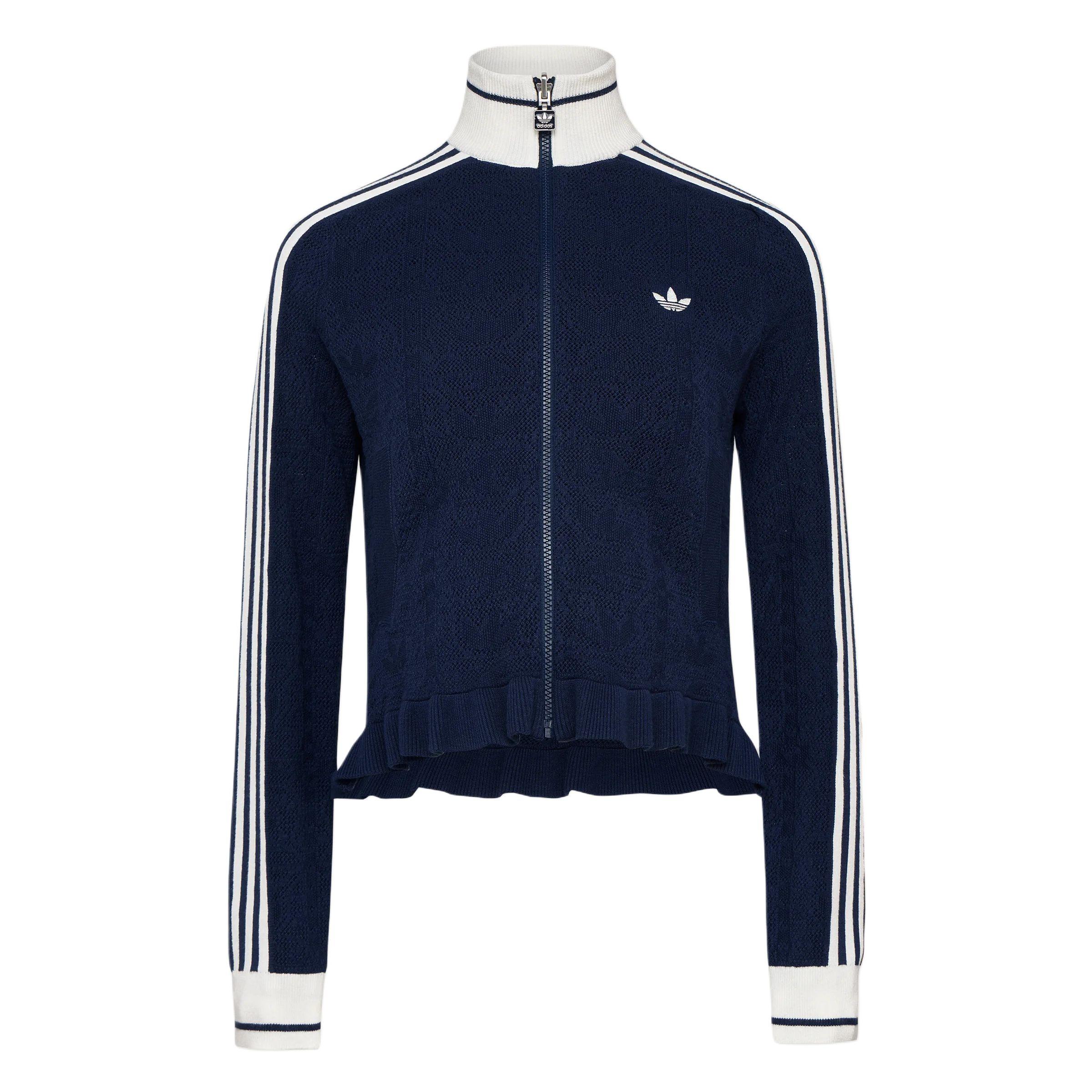 Adidas Originals Sport Slim Fit Strick Reißverschluss Langarm Jacke Damen Jacke KX6883 XS black