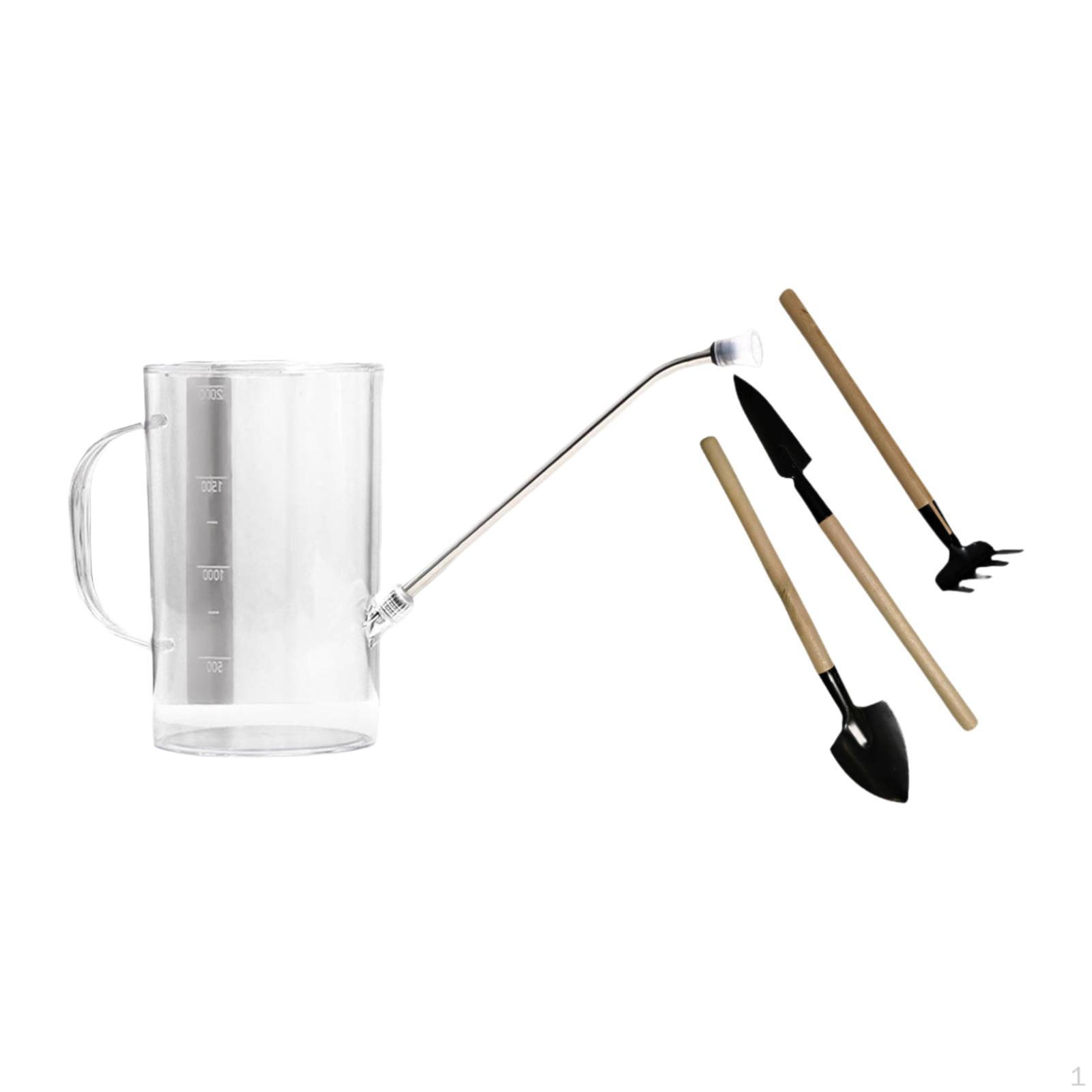 

2-литровая лейка, оборудование, инструмент для цветоводства, портативная лейка с длинным носиком для цветов,