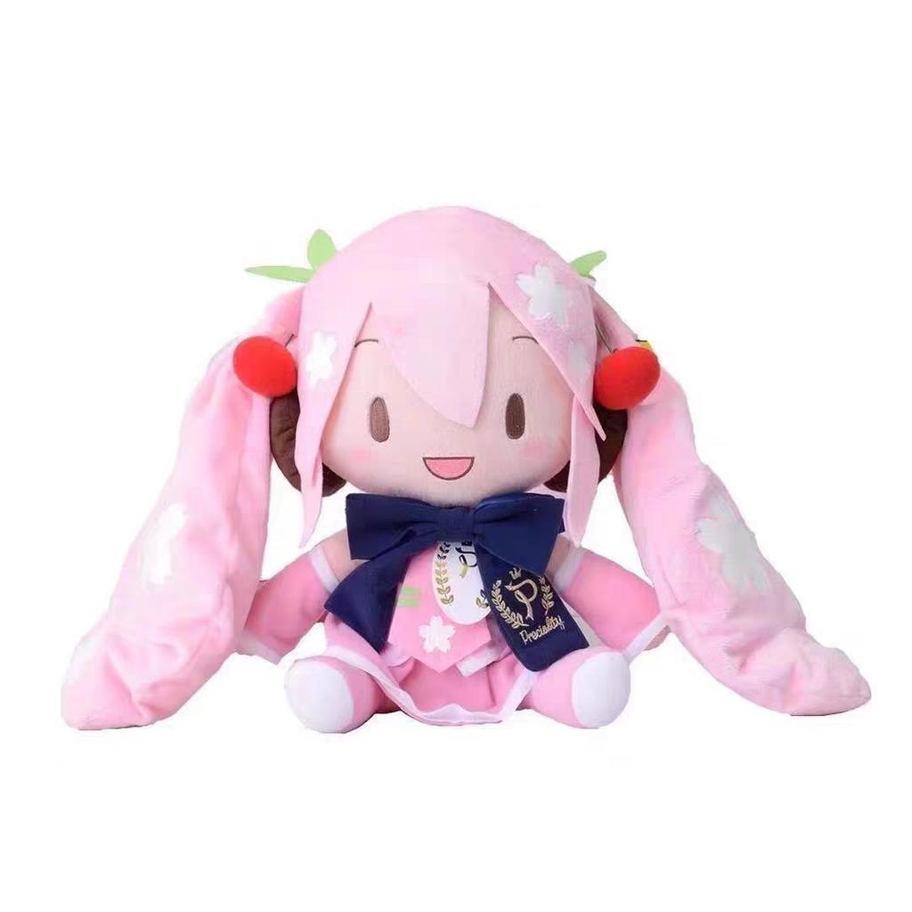 Miku Fuwa Petit Magical Mirai 2023 Ver 30cm Sitting Plush Doll Authentic Genuine Original PP Cotton Soft Stuffed Toy