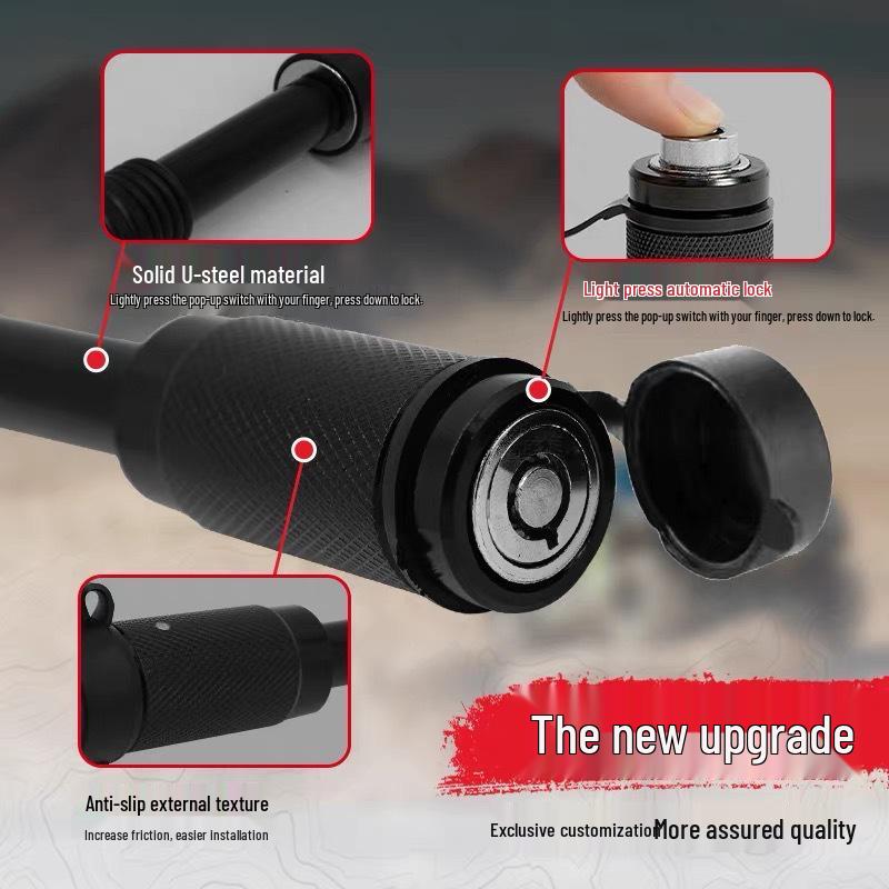 Universal Hitch Pin Trailer Receiver Lock with Anti-Corrosion Strap & 2 Keys for Anti-Theft Protection