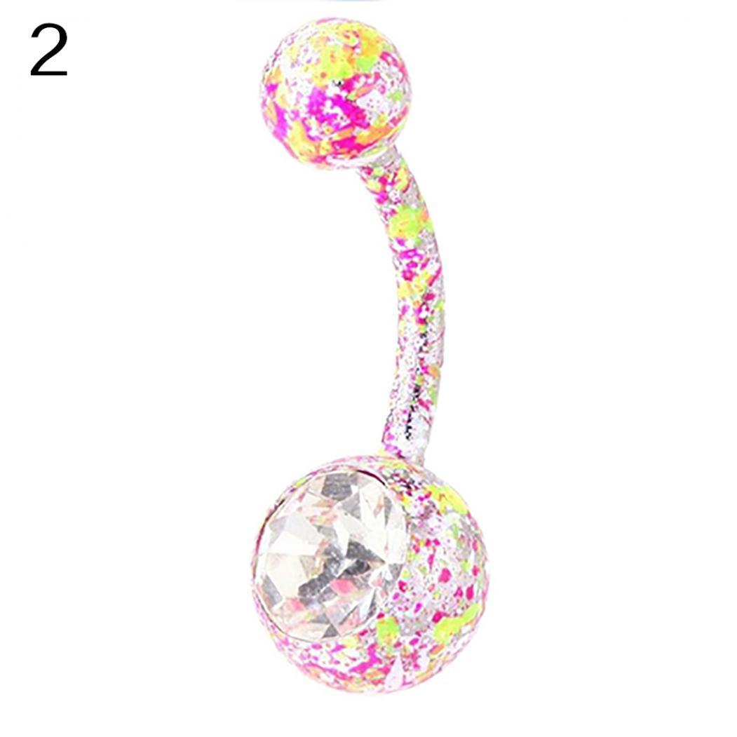 

Пирсинг для пупка жёлтый