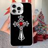 Jesus Christ Cross Phone Case For iPhone 16 15 14 13 12 11 Pro Max X XR XSMAX 8 7 Plus Matte Shockproof Back Cover