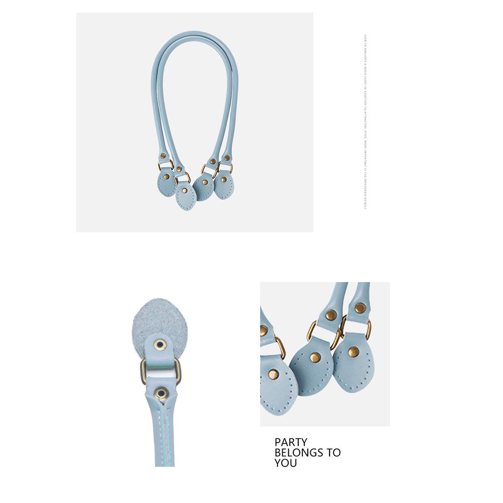 Svart Äkta Läder Ko-hud Axelväska med Handtag och Handrem - 60cm Handgjorda Accessoarer