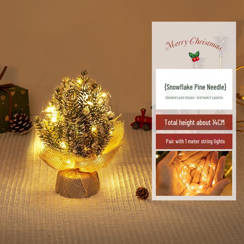 Mini Christmas Tree Ornament: Desktop Decoration & Holiday Photo Prop 2024