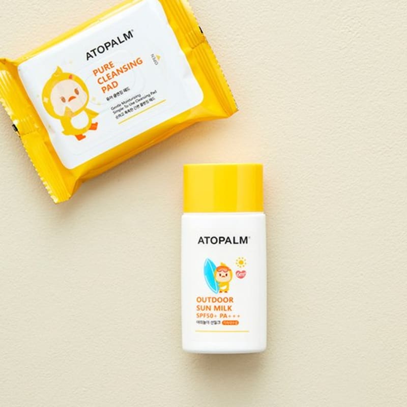 

[Atopalm] Outdoor Play Waterproof Sun Milk 55g + Cleansing Pad Planning Set (SPF50+ PA+++)