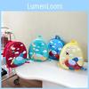 Adorable Children's Backpack For Boys And Girls Lightweight Pvc Airplane Design Perfect For Preschool And Kindergarten