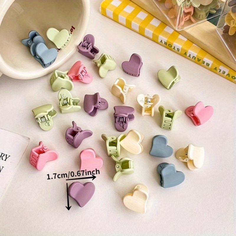 1 Box of Random Color Cute Colorful Hair Clips Female Forehead Princess Hair Clip Bangs Clip Mini Small Hair Clip Headwear