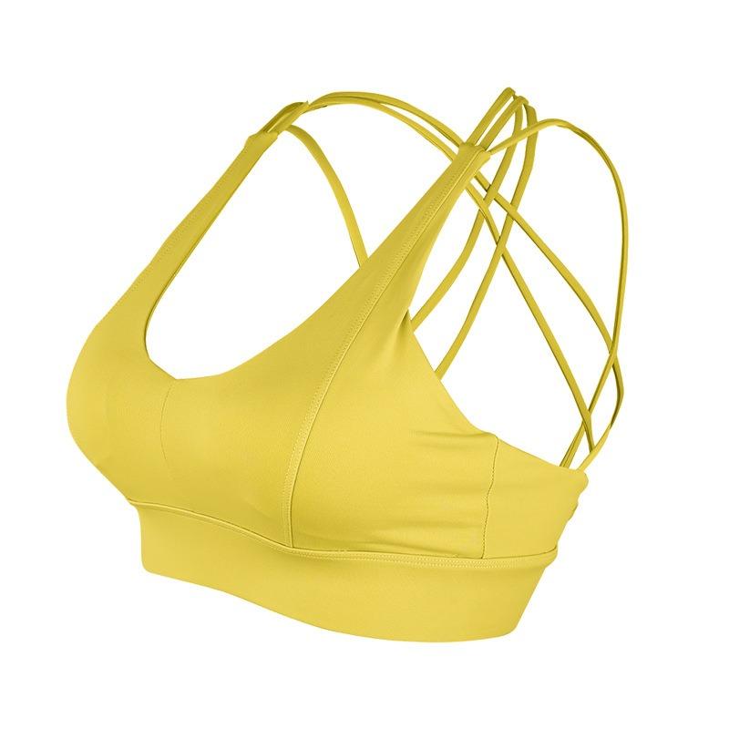 

Женское нижнее белье для фитнеса, бега, занятий спортом, йоги, топов XL жёлтый