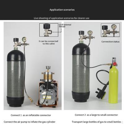 Vulstation Laadadapter Vulcilinder Fles Met Meter Watersport Groot tot