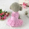 Comfortable and Breathable Cat Clothes, Thin, Cool and Anti-hair Loss, Spring and Summer Cat Pink One-piece Princess Dress