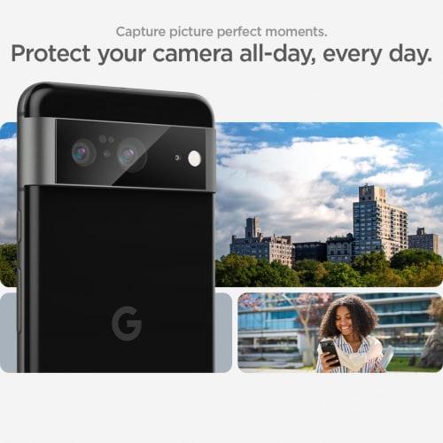 Spigen Google Pixel 8 Camera Film Glas.tR EZ Fit Optik Protection Pixel8 Compatible Camera Lens 2 Pieces