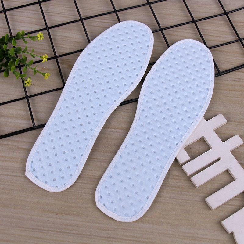 

1 пара антибактериальных стелек из бамбукового угля для обуви, дезодорант для стоп, стельки для бега и спорта, утолщенная амортизирующая подошва для обуви 40 белый