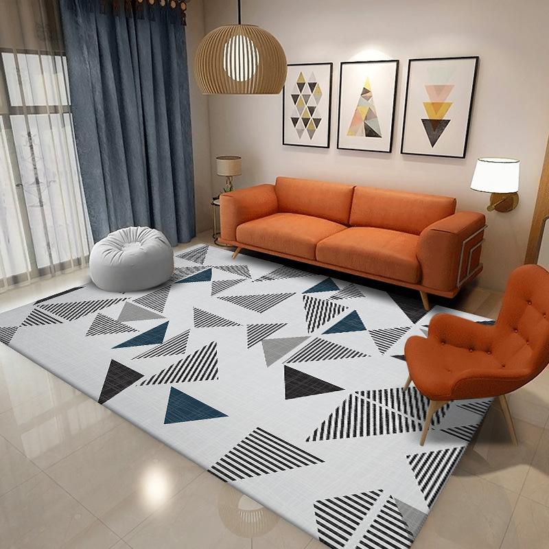 Living Room Geometric Carpet Rug Bedroom Bedside Rugs Home Sofa Table Decor Mat